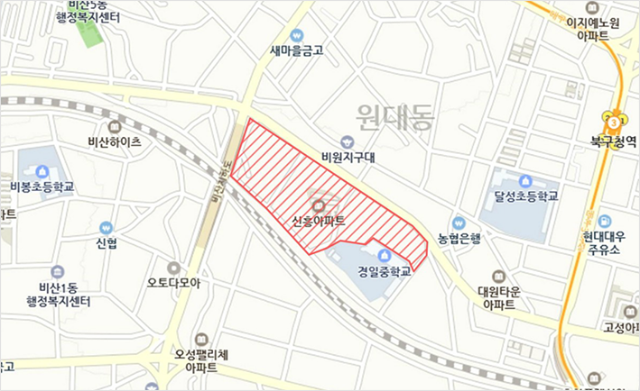 원(院)하는 대(垈)로 동(洞)네 만들기 지도